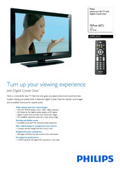 Philips 42PFL3312 Specifications