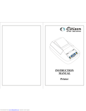 Citizen CPR02 Instruction Manual