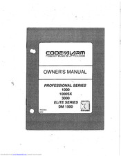 Code Alarm Professional 1000 Owner's Manual