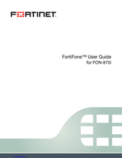 Fortinet FortiFone FON-870i User Manual