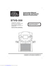 The Singing Machine STVG-359 Instruction Manual