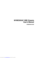 Motorola MVME956AC User Manual
