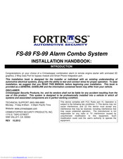 Fortress Automotive Security FS-89 Installation Handbook