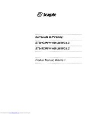 Seagate ST39173LW Product Manual