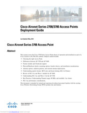 Cisco Aironet 3700 Series Deployment Manual