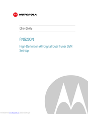 Motorola RNG200N User Manual