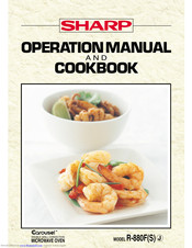 Sharp R-880S Operation Manual And Cookbook