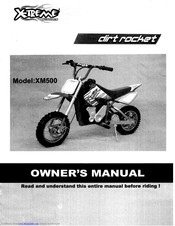 X-TREME scooter Dirt rocket XM500 Owner's Manual