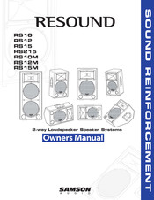 Samson Resound RS12 Owner's Manual