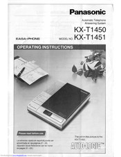 Panasonic EASA-PHONE KX-T1450 Operating Instructions Manual