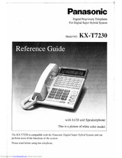 Panasonic KX-T7230 Reference Manual