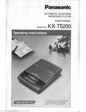 Panasonic Easa-Phone KX-T5200 Operating Instructions Manual