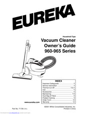 Eureka 960 series Owner's Manual