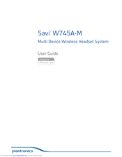 Plantronics Savi W745A-M User Manual
