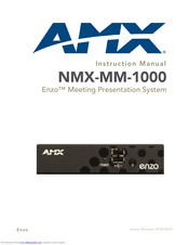 AMX NMX-MM-1000 Instruction Manual