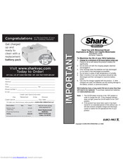Shark CORDLESS Shark SV70Z Instruction Manual