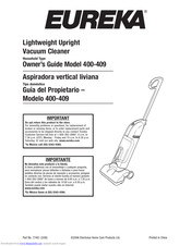 Eureka 400 Series Owner's Manual
