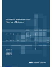 Allied Telesis SwitchBlade AT-SB4104-80 Hardware Reference Manual