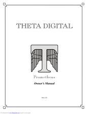 Theta Digital Prometheus Owner's Manual