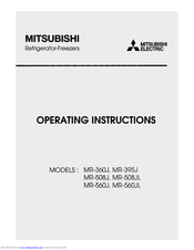 Mitsubishi Electric MR-508JL Operating Instructions Manual