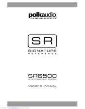 Polk Audio SR6500 Owner's Manual