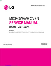 LG MS-1145KYL Service Manual
