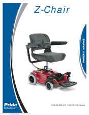 Pride Z-Chair Owner's Manual