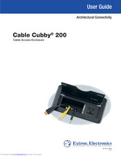 Extron Electronics Cable Cubby 0 Manuals Manualslib