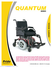 Pride Mobility Quantum 640 Owner's Manual