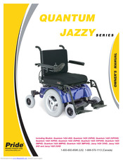 Pride Mobility Quantum Jazzy 1420 Owner's Manual
