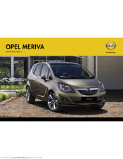 Opel 2013 Meriva Brochure & Specs