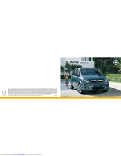 Opel 2009 Meriva Brochure & Specs