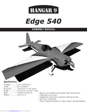 Hangar 9 EDGE 540 Assembly Manual