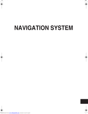 Mazda NAVIGATION SYSTEM User Manual