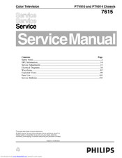 Philips PTV910 Service Manual