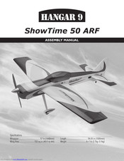 Hangar 9 ShowTime 50 ARF Assembly Manual