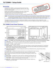 Extron Electronics TLP 350MV Setup Manual