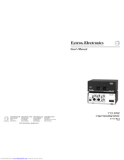Extron electronics YCS SW2 A User Manual