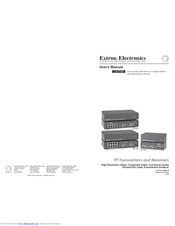 Extron electronics IN1128 User Manual