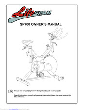 LifeSpan SP700 Owner's Manual