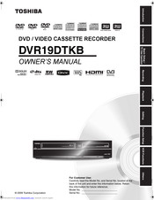 Toshiba DVR19DTKB Owner's Manual