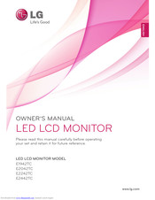 LG E1942TC Owner's Manual