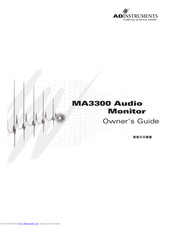 ADInstruments MA3300 Owner's Manual