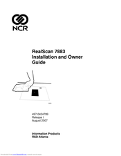 NCR RealScan 7883 Installation And Owner's Manual