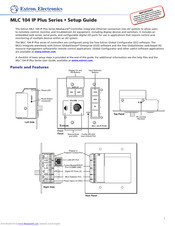 Extron Electronics MLC 104 IP Plus Series Setup Manual