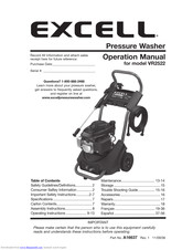 Excell VR2522 Operation Manual