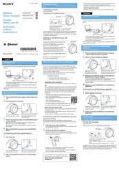 Sony MDR-AS700BT Quick Start Manual