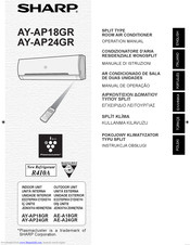 Sharp AY-AP18GR Operation Manual