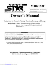 North Star M109163C Owner's Manual