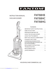 Fantom FM788HB Instruction Manual